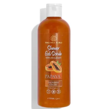 Αφρόλουτρο 500 ml. / Fragrance World Shower Gel Scrub Παπάγια