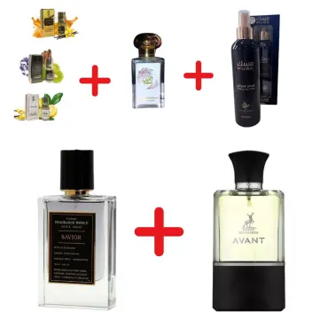 Fragrance World Prive Series Savior + Maison Alhambra Avant + Otoori Jameela + 3 μίνι αρωματικά έλαια + Otoori Musk